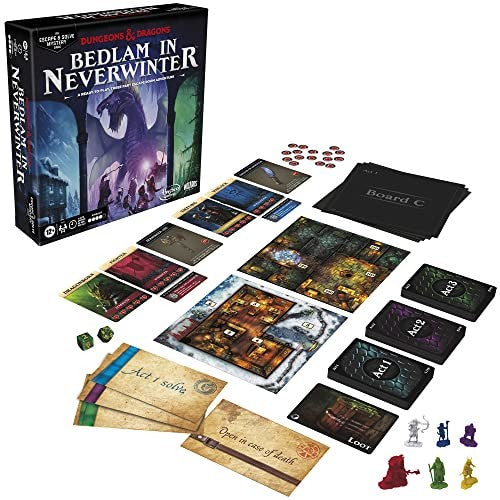 Dungeons & Dragons: Bedlam in Neverwinter Game D&D Escape Room Game Ages 12+