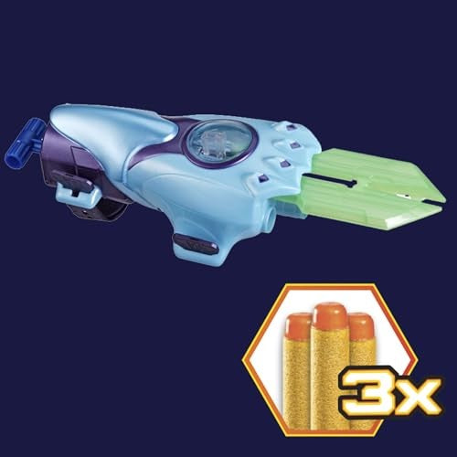 Transformers EarthSpark Cyber-Sleeve Battle Blaster with 3 Nerf Darts and Cyber-Sword