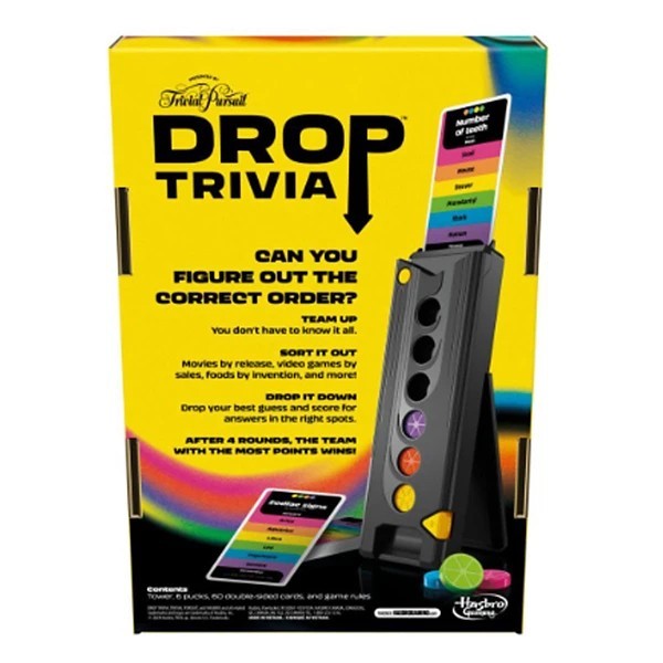 DROP TRIVIA TRIVIAL PURSUIT