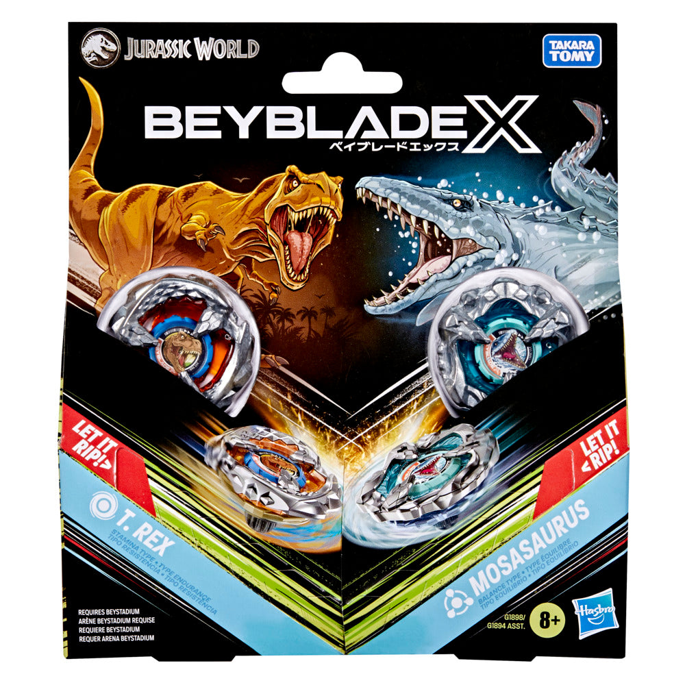 Beyblade Bbx Gravesand - T.REX vs MOSASAURUS 