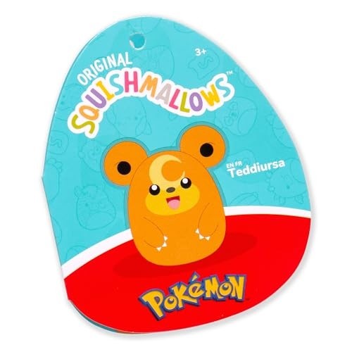 Pokemon Squishmallows Plush 10" Wave 4 Teddiursa