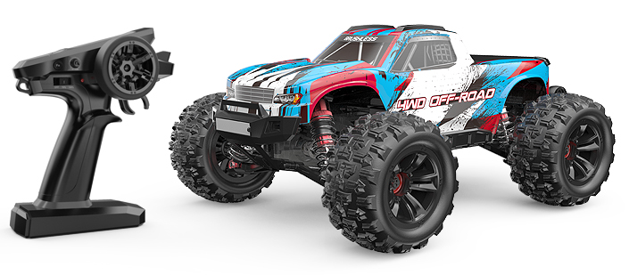 MJX 4WD Off-Road Hyper Go Brushless RC - Red And Blue