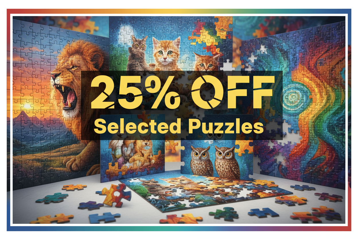25% off Selected Puzzles