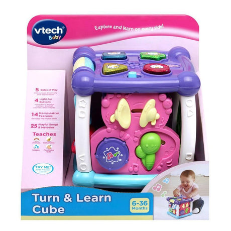 Vtech Turn & Learn Cube - Pink
