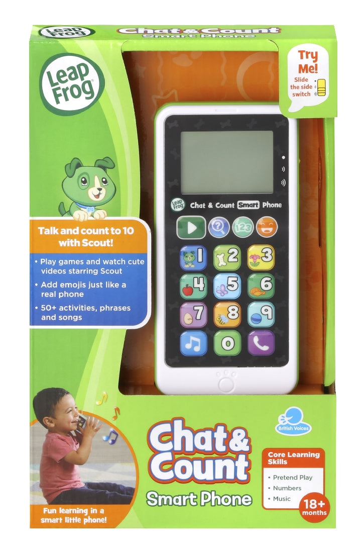 LEAP FROG CHAT & COUNT SMART PHONE assorted colors