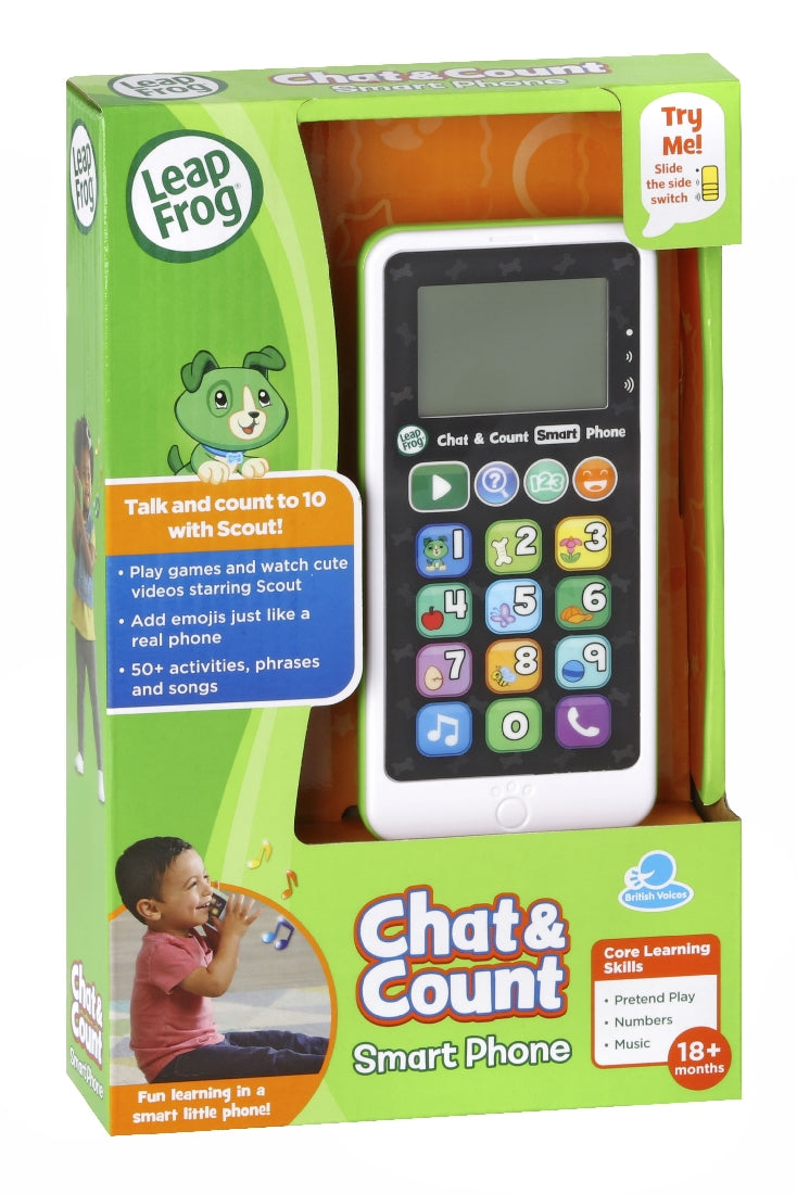 LEAP FROG CHAT & COUNT SMART PHONE assorted colors