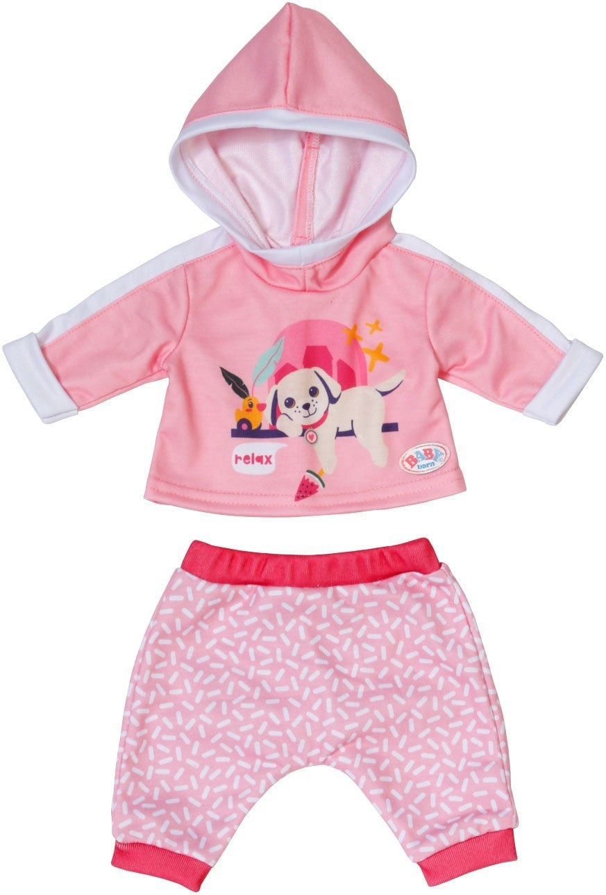 Baby Born Jogging Suit Pink 43cm