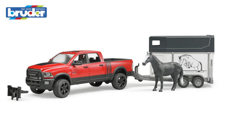 Bruder 1/16 2500 Power Wagon W/ Horse Trailer And Horse