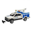 Bruder Ram 2500 Service Truck With Rotating Beacon Light Bb
