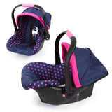 Bayer Doll Car Capsule Blue / Pink Hearts / Unicorn