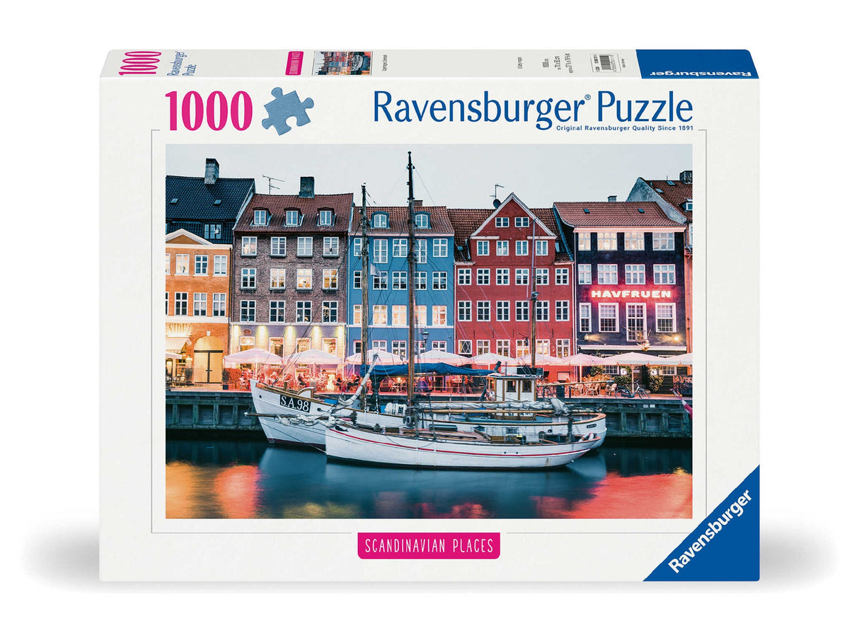 Ravensburger Copenhagen Denmark Puzzle 1000 Piece