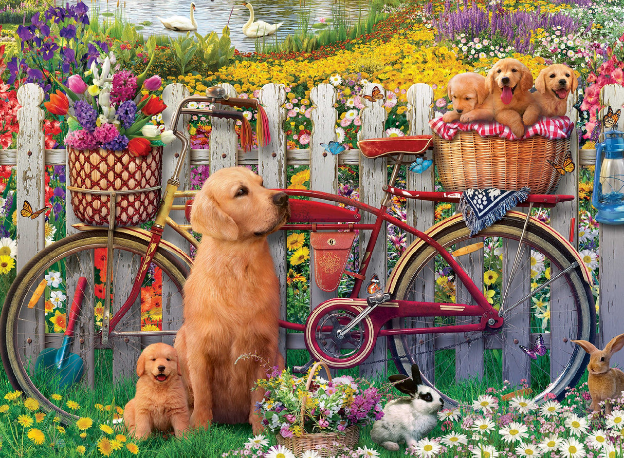 Ravensburger Cute Dogs In The Garden 500 Piece