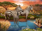 Ravensburger Zebras At Waterhole 500 Piece