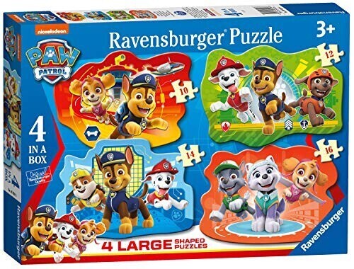 Paw Patrol Jigsaw Puzzles - 10, 12, 14, 16 Pieces