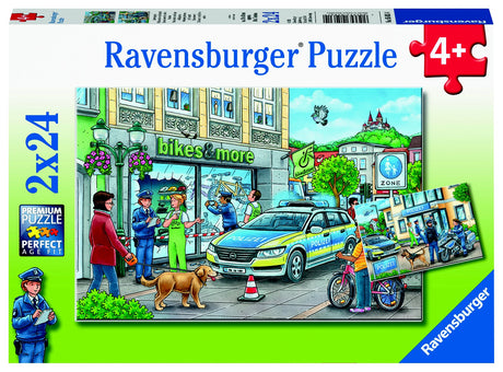 RAVENSBURGER- POLICE AT WORK 2X24PC