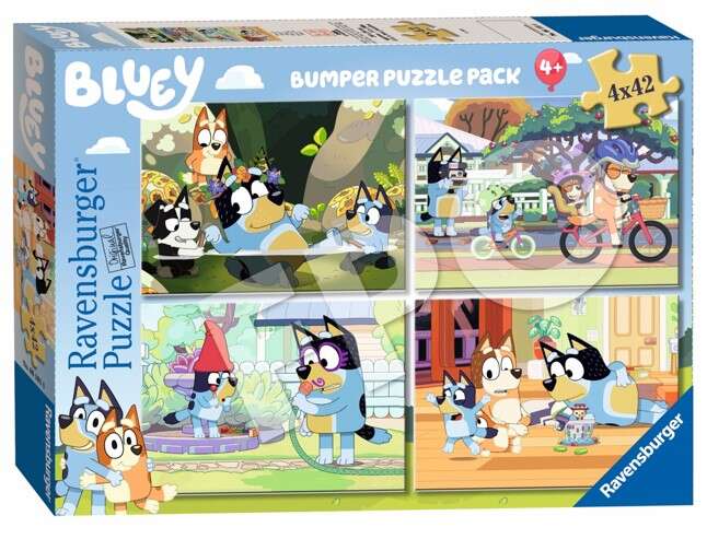 Ravensburger Bluey Bumper Puzzle Pack 4x42 Piece