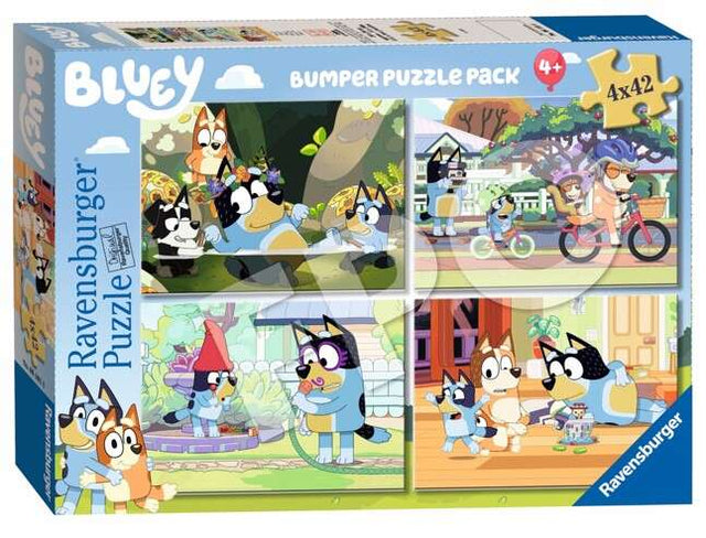 Ravensburger Bluey Bumper Puzzle Pack 4x42 Piece