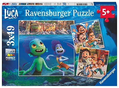 RAVENSBURGER DISNEY PIXAR LUCA 3X49PC