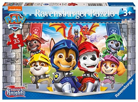 Ravensburger Paw Patrol Jigsaw Puzzle - Knights & Dragons 35Pc