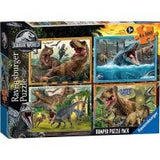 Ravensburger Puzzle 2D 4x100 Welcome to Jurassic World 