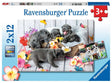 RAVENSBURGER CUTE LITTLE FURBALLS 2X12PCS