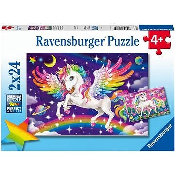 Ravensburger 2 Puzzles - Unicorn and Pegasus