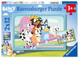 RAVENSBURGER FUN WITH BLUEY 2X12PC