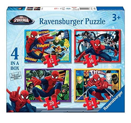 Ultimate Spiderman 4 in 1 Jigsaw