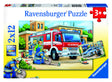 RBURG - POLICE AND FIREFIGHTERS PUZZLE 2X12PC