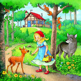 RAVENSBURGER RAPUNZEL RIDING HOOD AND FROG 3X49PC