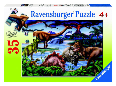 RBURG - DINOSAUR PLAYGROUND PUZZLE 35PC