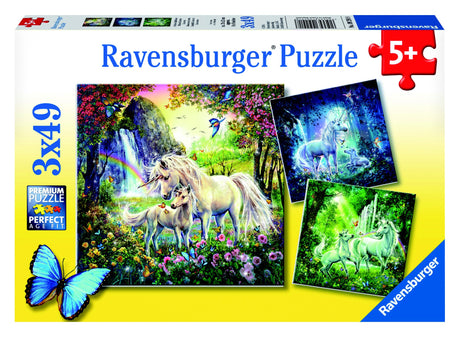 RBURG - BEAUTIFUL UNICORNS PUZZLE 3X49P