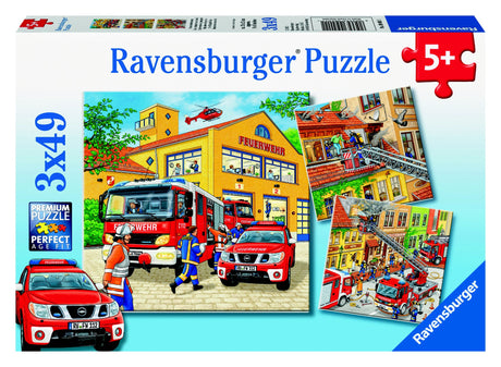 RBURG - FIRE BRIGADE RUN PUZZLE 3X49PC