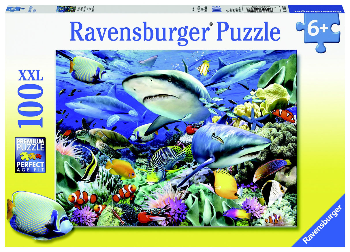 RAVENSBURGER REEF SHARKS 100PC