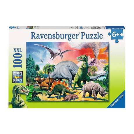 RBURG - AMONG THE DINOSAURS PUZZLE 100PC