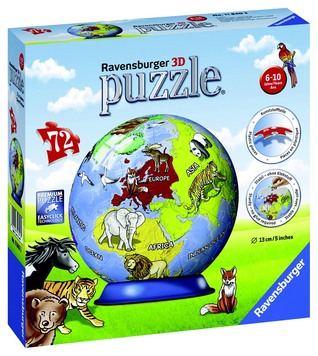 RBURG - CHILDREN'S GLOBES 72PC