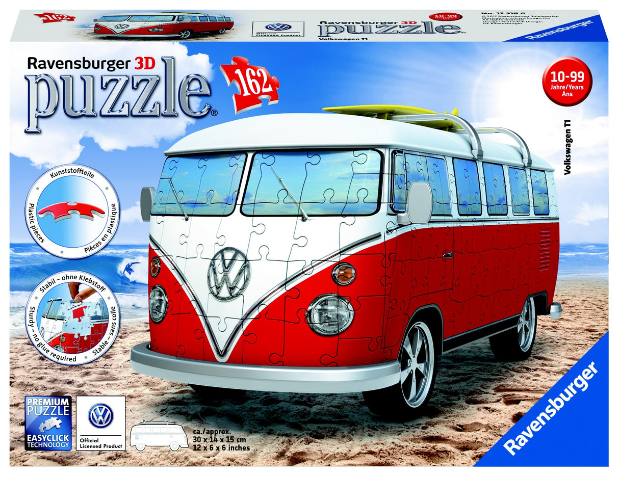 RBURG - VW COMBI BUS PUZZLE 3D 162PC