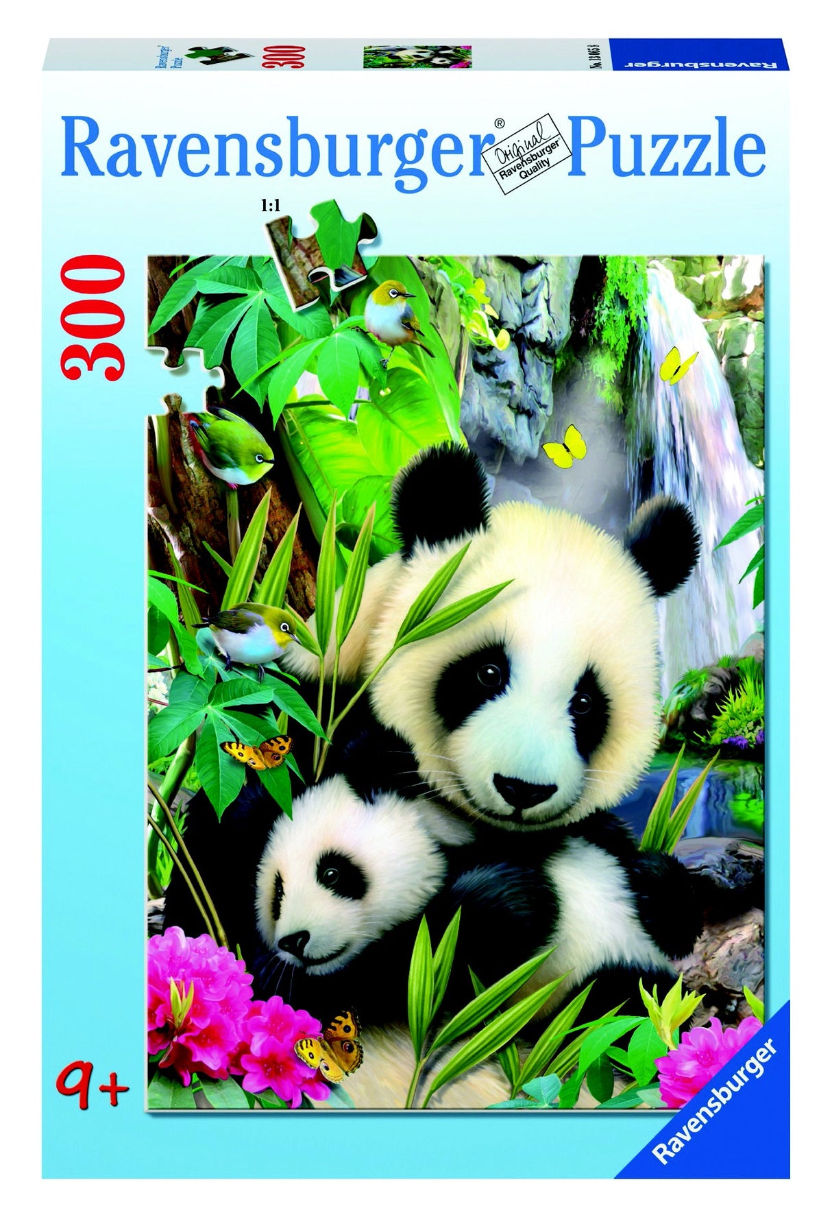 RAVENSBURGER CUDDLING PANDAS PUZZLE 300PC