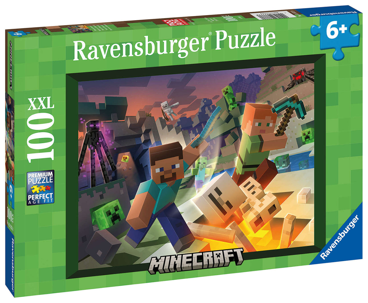 Ravensburger Monster Minecraft 100 Piece Xxl
