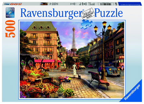 RAVENSBURGER A WALK THROUGH PARIS PUZZLE 500PC