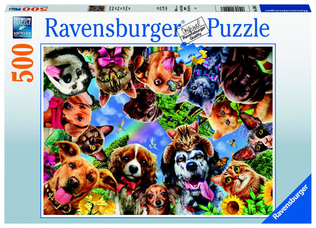 RAVENSBURGER ANIMAL SELFIES 500PC