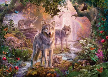 RBURG- SUMMER WOLVES PUZZLE 1000PC