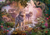 RBURG- SUMMER WOLVES PUZZLE 1000PC