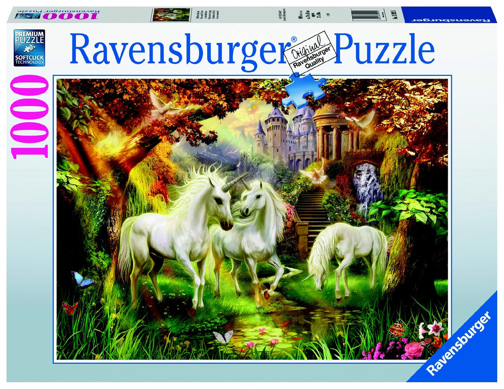RAVENSBURGER- UNICORNS IN THE FOREST 1000PC