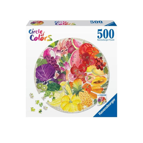 RBURG - CIRCLE OF COLOURS - FRUIT&VEG 500PC