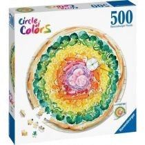 RBURG - CIRCLE OF COLOURS - PIZZA 500PC