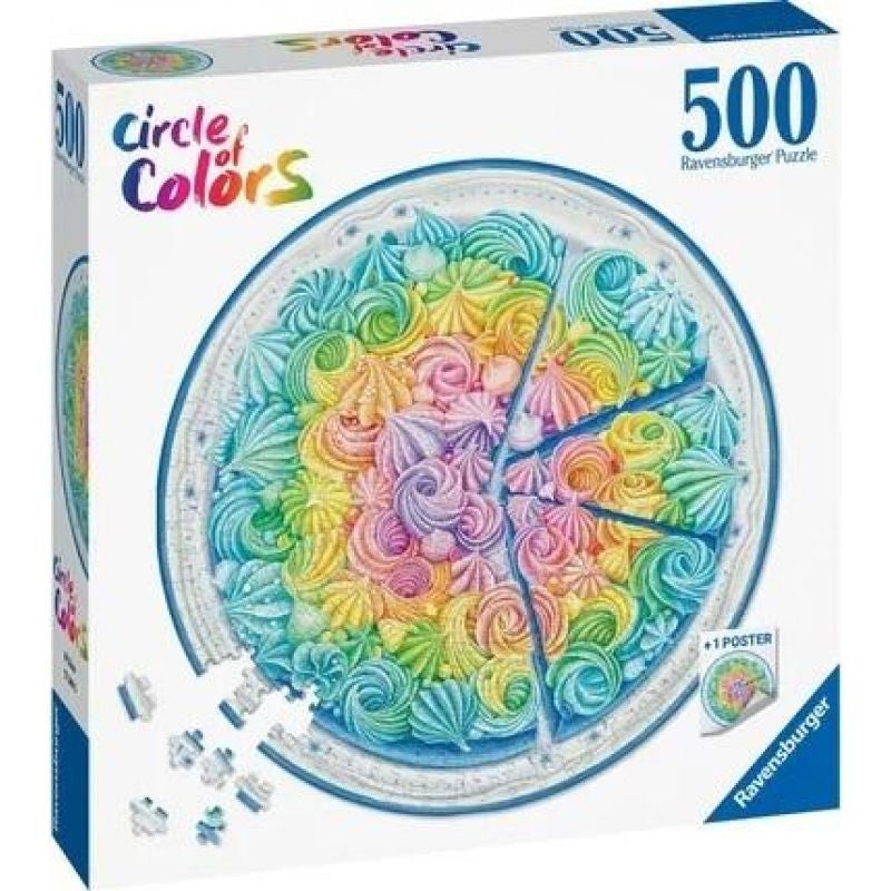 RBURG - CIRCLE OF COLOURS - RAINBOW CAKE 500PC