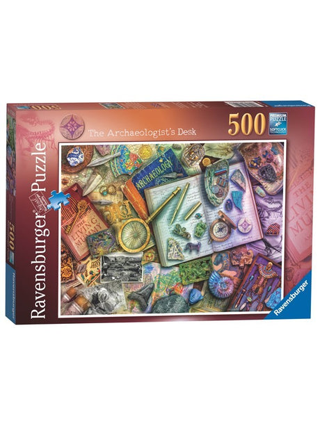 RAVENSBURGER THE ARCHAEOLOGIST'S DESK 500PC