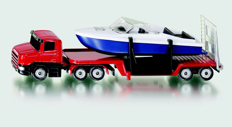 SIKU - LOW LOADER WITH BOAT