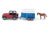 SIKU - JEEP WITH HORSE TRAILER